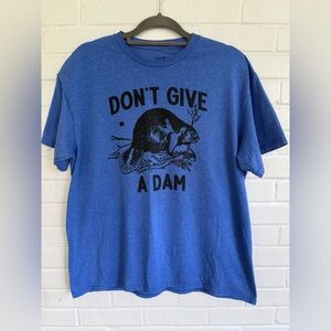 Beaver - Don’t Give A Dam T-Shirt Men’s Large